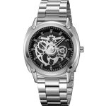 SKMEI 2293 Men's Business Cartoon Charm Waterproof Alloy Case Stainless Steel Strap Watch