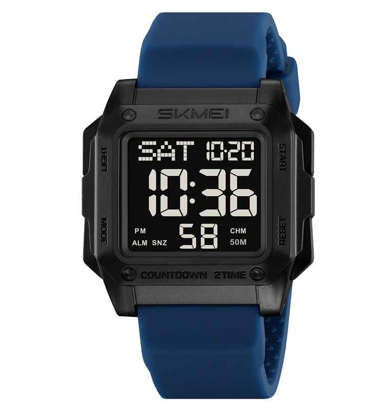 1 Skmei 2454 Sports Digital Watch Waterproof 50 Meters Fashion Wristwatch - Image 1