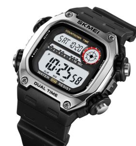 Skmei 2126 Waterproof Digital  Modern Sports Design Buckle Clasp  Week Display Wrist Watch