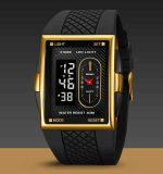 Skmei 2213 square Dial Outdoor 50m Dual Display Led Sports Watch - Image 2
