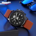SKMEI 2468 Analog Quartz Alloy Case 20mm Silicone Strap 3BAR Cartoon Antique Business Casual Watch - Image 6