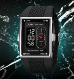 Skmei 2213 square Dial Outdoor 50m Dual Display Led Sports Watch