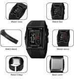 Skmei 2213 square Dial Outdoor 50m Dual Display Led Sports Watch - Image 4
