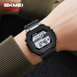 SKMEI 2523 Sports Countdown Digital  Waterproof Electronic Military Watch - Image 3