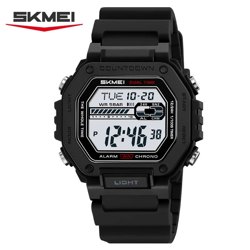 variant-image-3 SKMEI 2523 Sports Countdown Digital Waterproof Electronic Military Watch - Image 1
