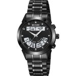 SKMEI 2445 Men's  Analog-Digital Dual Time Waterproof  Quartz Alarm Stop Watch 