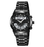 SKMEI 2445 Men's  Analog-Digital Dual Time Waterproof  Quartz Alarm Stop Watch 