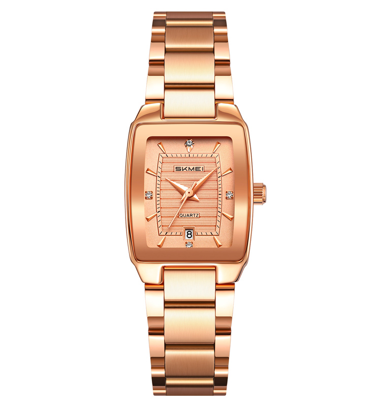 variant-image-color-rose-gold-1 Skmei 2578 Stainless Steel Quartz Bracelet Ladies Wristwatch - Image 1
