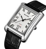 Skmei 2575 Men Quartz  Superior Genuine Leather Strap Waterproof Date Display Business Watch  - Image 2