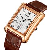 Skmei 2575 Men Quartz  Superior Genuine Leather Strap Waterproof Date Display Business Watch  - Image 5