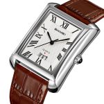 Skmei 2575 Men Quartz  Superior Genuine Leather Strap Waterproof Date Display Business Watch 
