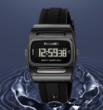 SKMEI 2563 Solar Power Electronic  Digital Sports Waterproof LED Display Men's Watch - Image 2