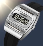 SKMEI 2563 Solar Power Electronic  Digital Sports Waterproof LED Display Men's Watch