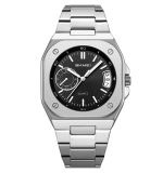 Skmei 2572 Fasion Stainless Steel Band Watch Mens Waterproof Quartz Wristwatch - Image 2