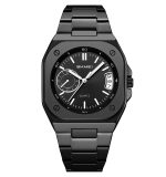 Skmei 2572 Fasion Stainless Steel Band Watch Mens Waterproof Quartz Wristwatch - Image 8