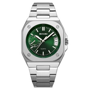 Skmei 2572 Fasion Stainless Steel Band Watch Mens Waterproof Quartz Wristwatch - Image 3