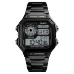 Skmei 1335 Men's Sport  Digital Luminous Rectangle Case Luxury Small Block Design Watch - Image 3