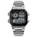 Skmei 1335 Men's Sport  Digital Luminous Rectangle Case Luxury Small Block Design Watch