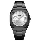Skmei 2572 Fasion Stainless Steel Band Watch Mens Waterproof Quartz Wristwatch - Image 9