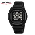 SKMEI 2495 Square Shape Fashion  Outdoor  Multifunctional Dual Time Watch (Copy) - Image 3