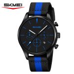 SKMEI 2367 Business Casual Nylon Strap Water Resistant Quartz Watch 