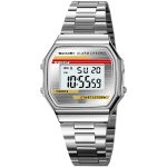 Skmei 2514 Digital Stainless Steel Band Water Resistant 3ATM Alarm Stopwatch Wristwatch